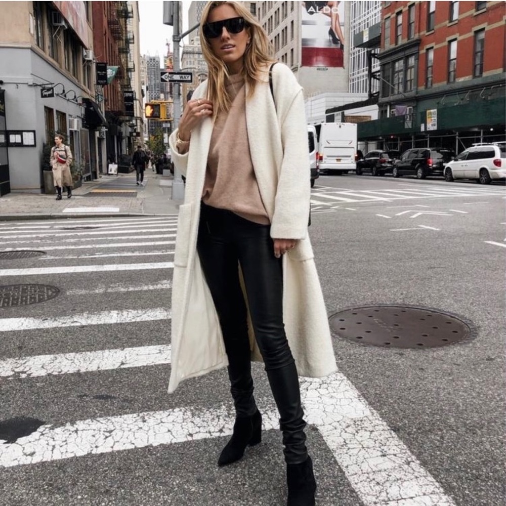 Helmut Lang Leather Lamb Pants Leggings